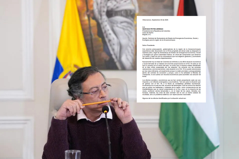 Al despacho del presidente Gustavo Petro llegó una carta de parte de siete mandatarios regionales.