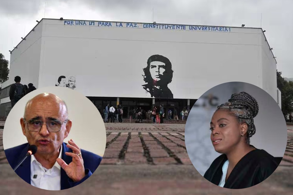La ministra de Educación, Aurora Vergara, es la persona encargada de firmar el acta de la reunión donde se designó a José Ismael Peña como rector de la Nacional.