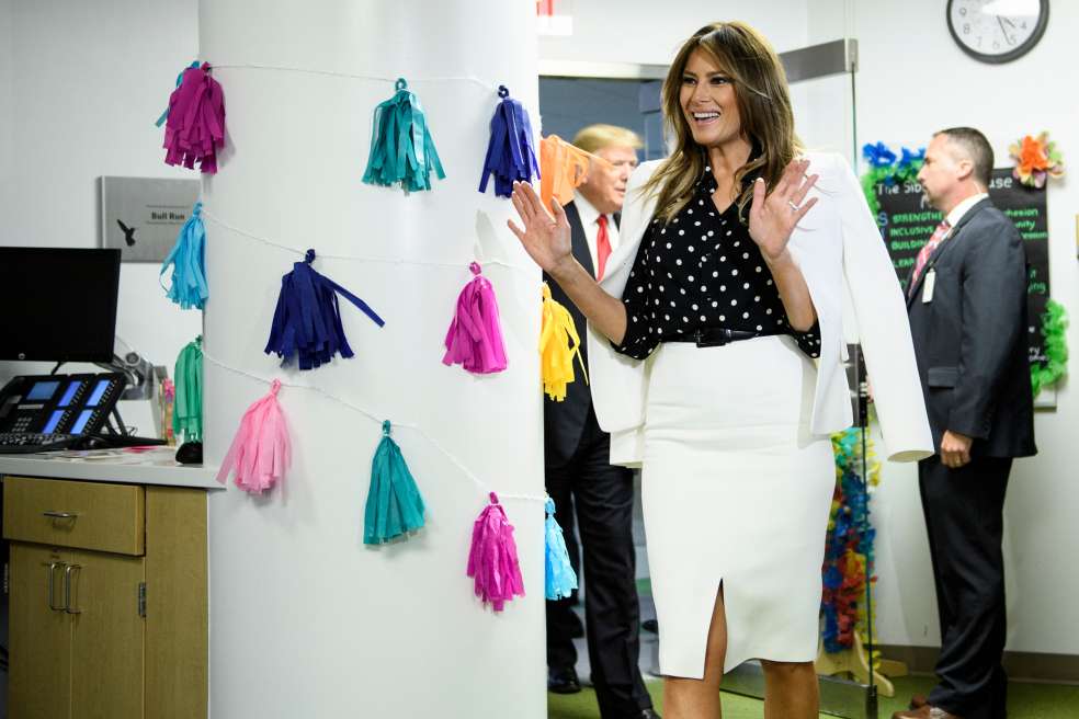 Melania Trump, primera dama de Estados Unidos. / AFP