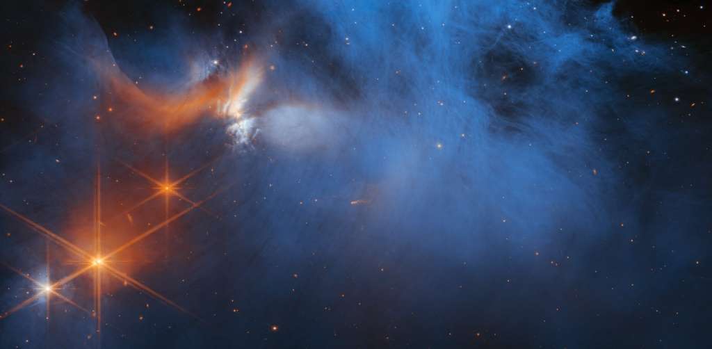 La nube molecular detectada por el telescopio espacial "James Webb" recibe el nombre de Camaleón I.