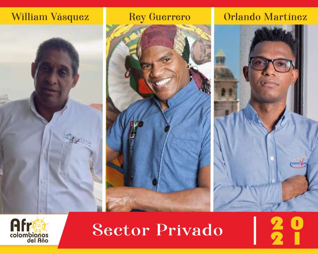 Último grupo de nominados en Afrocolombianos del Año 2021