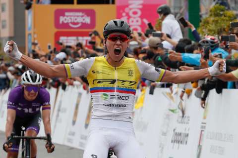 ¡Alejandro Osorio, el ganador de la tercera etapa del Tour Colombia!