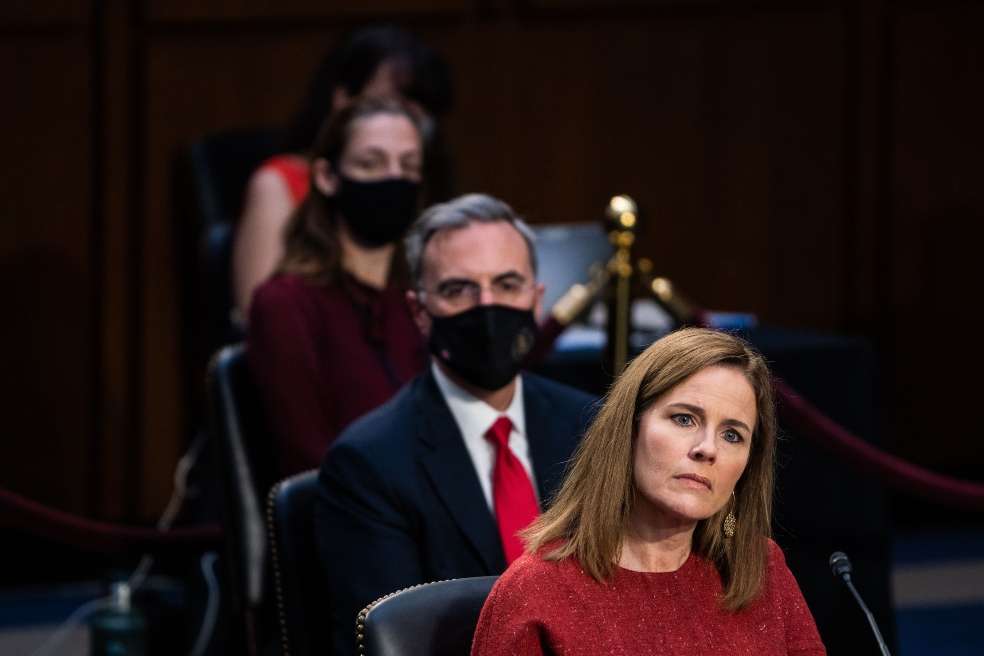 Amy Coney Barret jueza nominada al Tribunal Supremo.