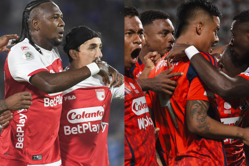 Santa Fe y Medellín jugarán la final del primer semestre en la Liga BetPlay.