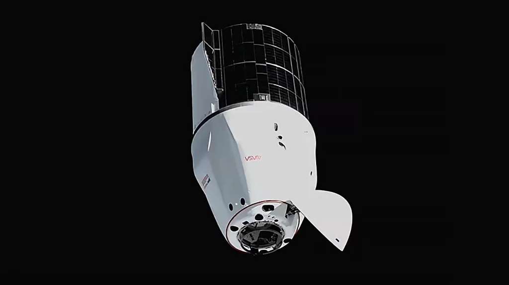 USA2013. MIAMI (FL, EE.UU.), 22/04/2025.- Fotografía cedida por la NASA donde se observa a la cápsula de carga Dragon de SpaceX, con su cono frontal abierto, mientras se aproxima al módulo Harmony de la Estación Espacial Internacional para acoplarse. Una cápsula de carga Dragon se acopló este martes de forma autónoma y sin problema al módulo Harmony de la Estación Espacial Internacional (EEI) tras despegar el lunes desde Florida como parte de la misión 32 de abastecimiento de SpaceX y la NASA. EFE/NASA /SOLO USO EDITORIAL /NO VENTAS /SOLO DISPONIBLE PARA ILUSTRAR LA NOTICIA QUE ACOMPAÑA /CRÉDITO OBLIGATORIO