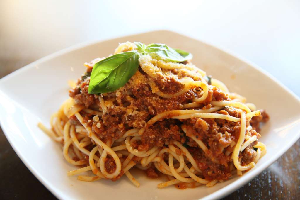 Pasta con carne