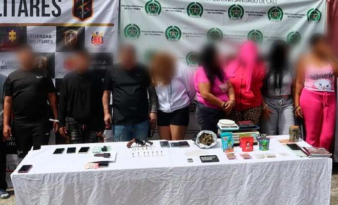Los capturados deberán responder por los delitos de tráfico de estupefacientes y concierto para delinquir.