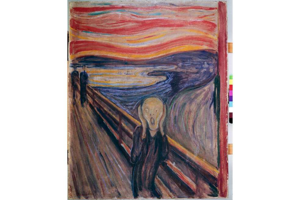 "El grito" (1893), obra emblemática del pintor Edvard Munch. El documental sobre la vida y obra de este artista será proyectado en Bogotá, Medellín, Cali, Bucaramanga, Manizales, Barranquilla, Cartagena, Armenia, Ibagué, Popayán y Pereira.
/ Cortesía Cine Colombia