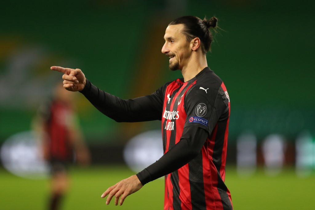 Zlatan Ibrahimovic, delantero sueco de 39 años.