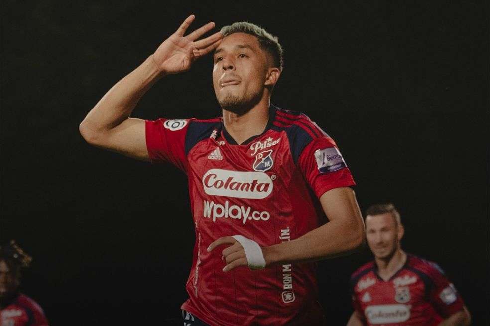Daniel Londoño, autor del gol de la victoria de Independiente Medellín sobre Envigado.