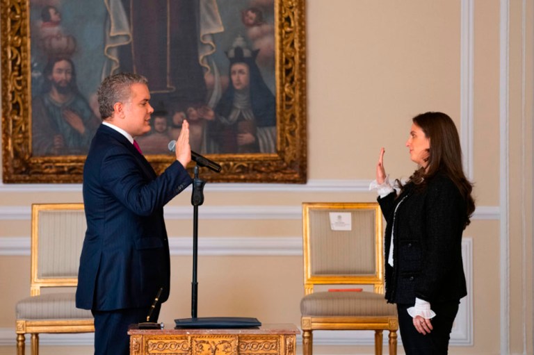 Karen Abudinen tomó posesión como ministra TIC