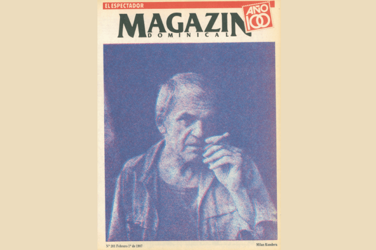 Portada dedicada al escritor de novelas y cuentos, dramaturgo, ensayista y poeta checo, Milan Kundera.