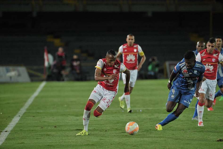 Luis Quiñones, delantero de Santa Fe. / Luis Ángel