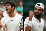 Wimbledon: Alcaraz y Berrettini se enfrentarán en octavos de final