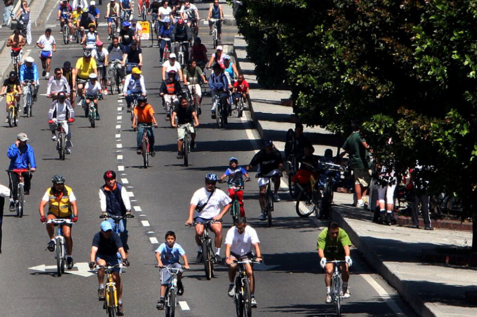 El IDRD informó que la ciclovía que pasa por la calle 72, entre la carrera 13 y la Avenida Caracas, podría verse afectada por las obras previas a la construcción del Metro de Bogotá