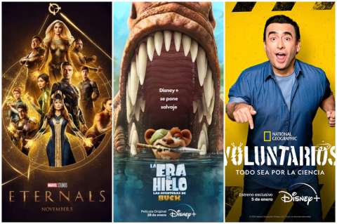 “Eternals” y “La era de hielo”, entre los estrenos de Disney+ para enero