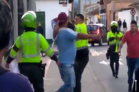 Investigarán enfrentamiento entre policías y dos ciudadanos en Tocancipá, Cundinamarca