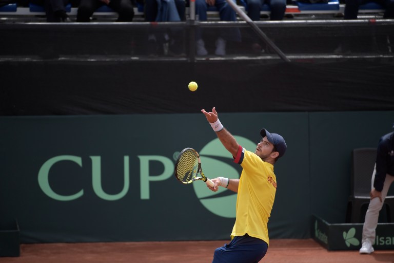 Colombia afronta sin favoritismo la serie de Copa Davis ante Eslovaquia