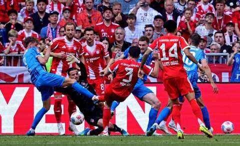 Sobre la hora y con un poco de fortuna, Bayern Múnich empató 3-3 con Heidenheim