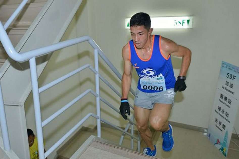 Frank Carreño participará en el Campeonato Europeo de Towerruning. Foto: Cortesía