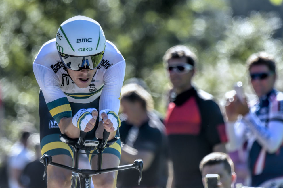 Rohan Dennis, ciclista australiano y campeón mundial de contrarreloj. / AFP