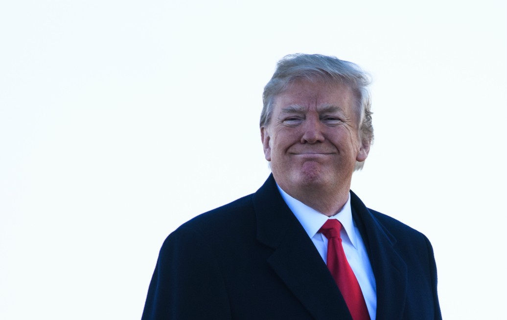 El presidente de Estados Unidos, Donald Trump, felicitó al presidente electo de México. / AFP