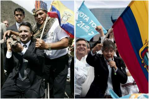 Un filántropo y un empresario compiten por la presidencia de Ecuador