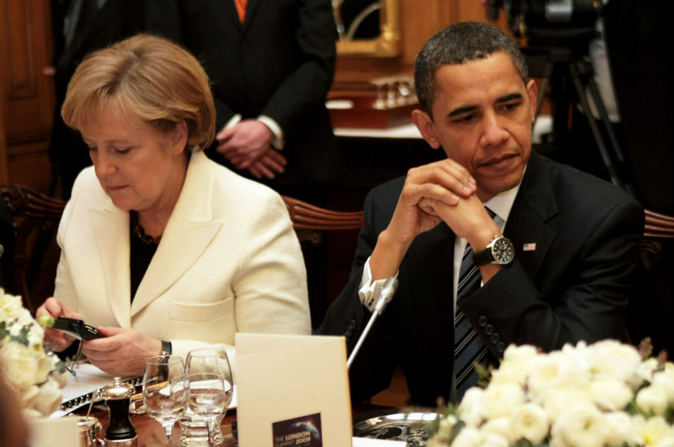 Angela Merkel y Barack Obama
