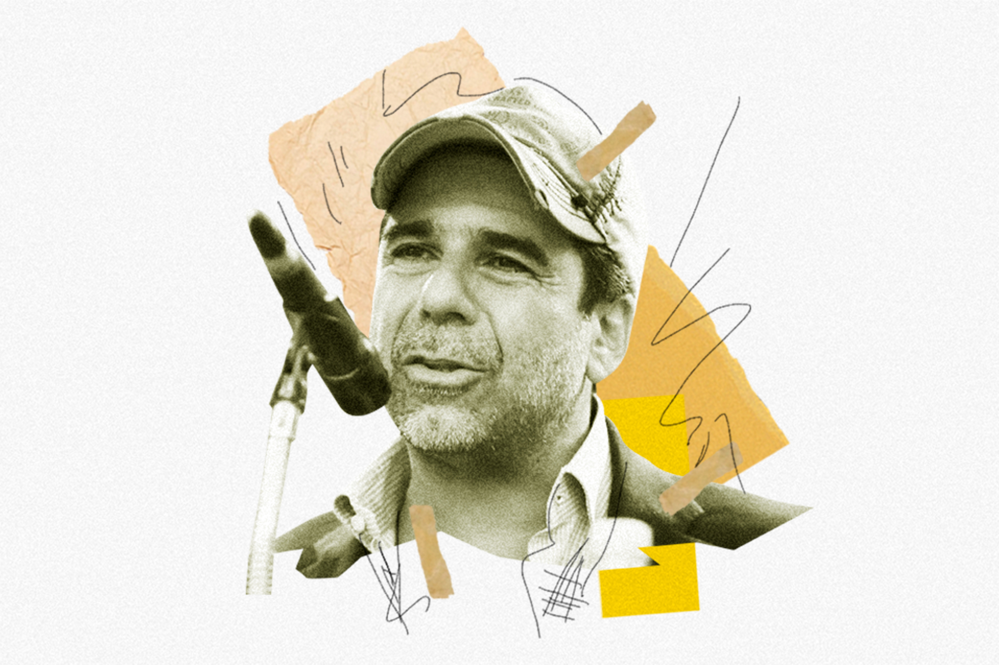 Ilustración con el rostro de Alejandro Char, candidato a la Alcaldía de Barranquilla