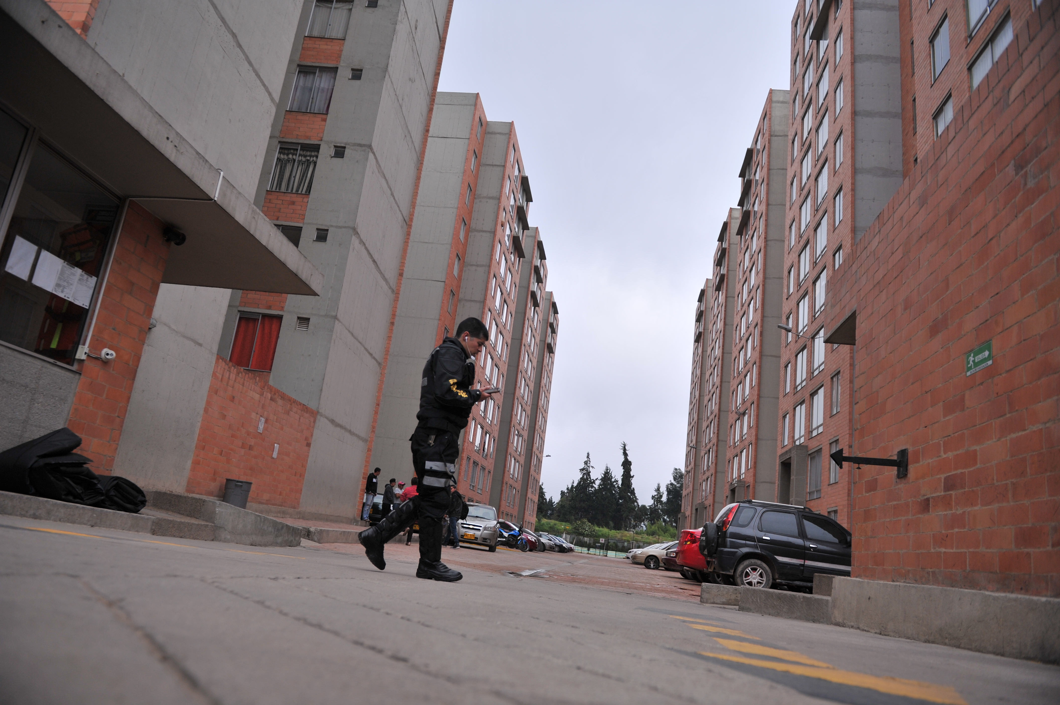Conjunto residencial ubicado en la localidad de Bosa, donde se suicidaron dos jóvenes de quince años.