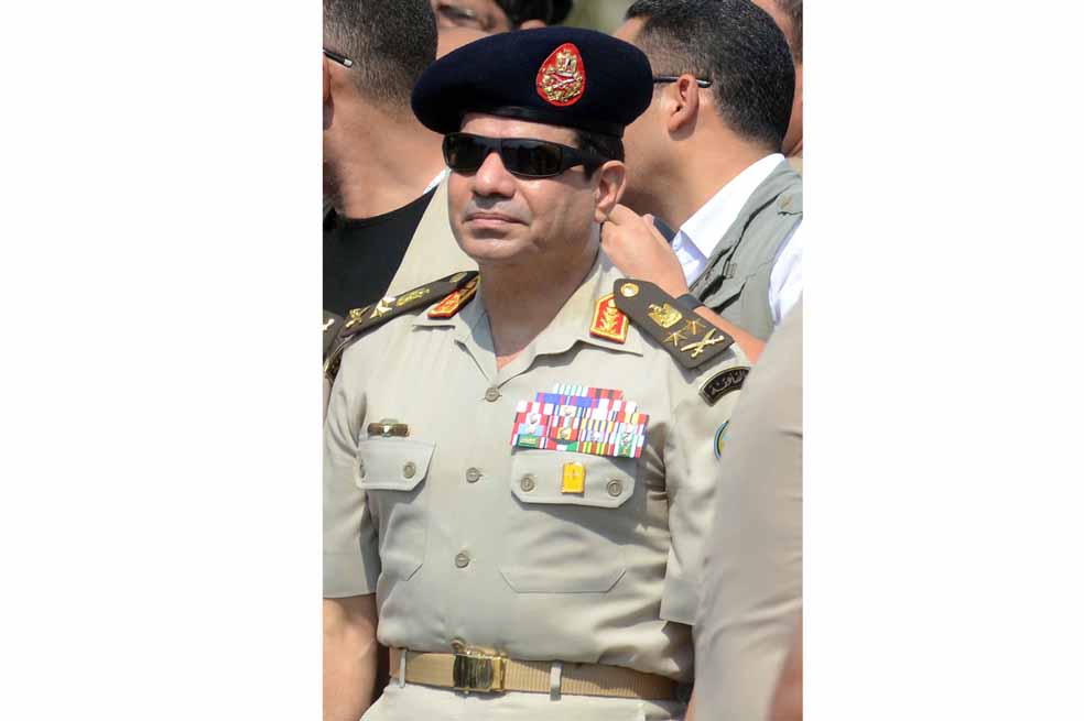 Abdel Fatah Al Sisi, jefe del ejército egipcio. / AFP