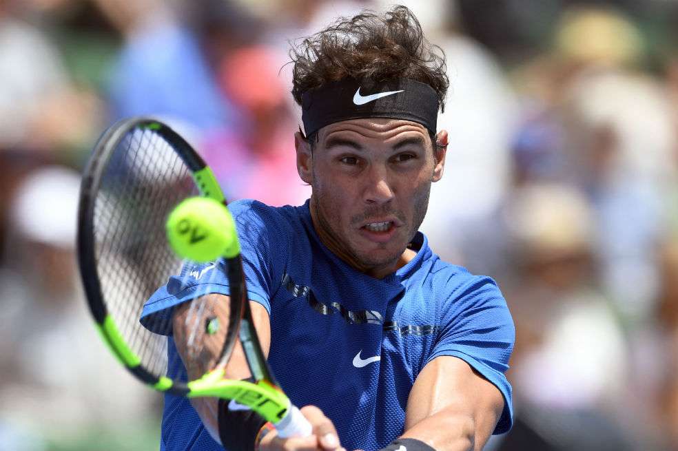 Nadal comenzará la otra semana su decimoséptima temporada en el circuito ATP. / AFP