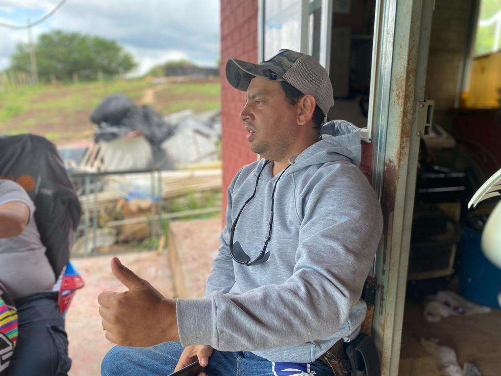 José Contreras Lang, piscicultor en San Juan Nepomuceno.