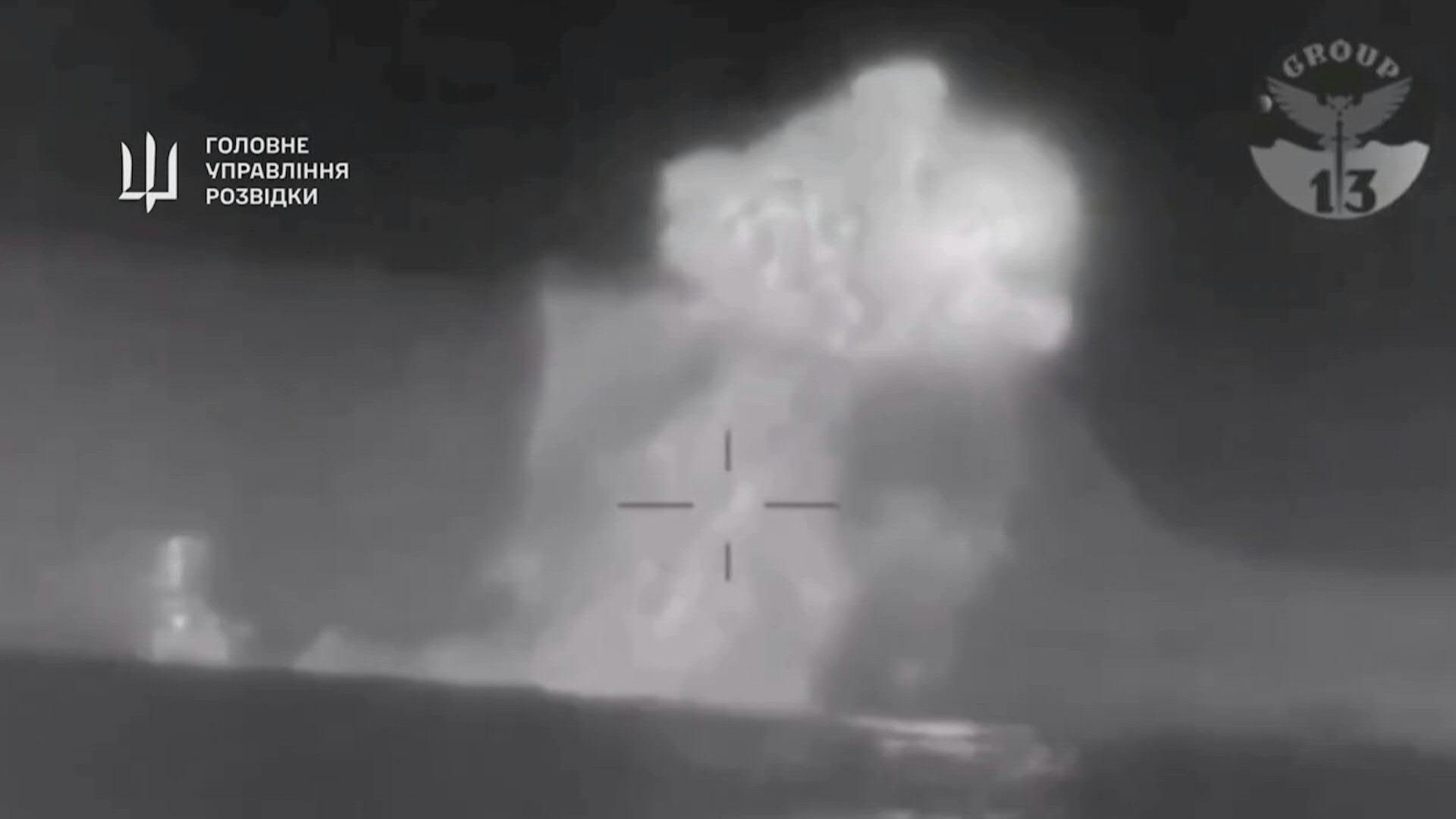 Ucrania anunció la destrucción de Caesar Kunikov, un buque ruso que navegaba cerca de la costa de la península de Crimea.