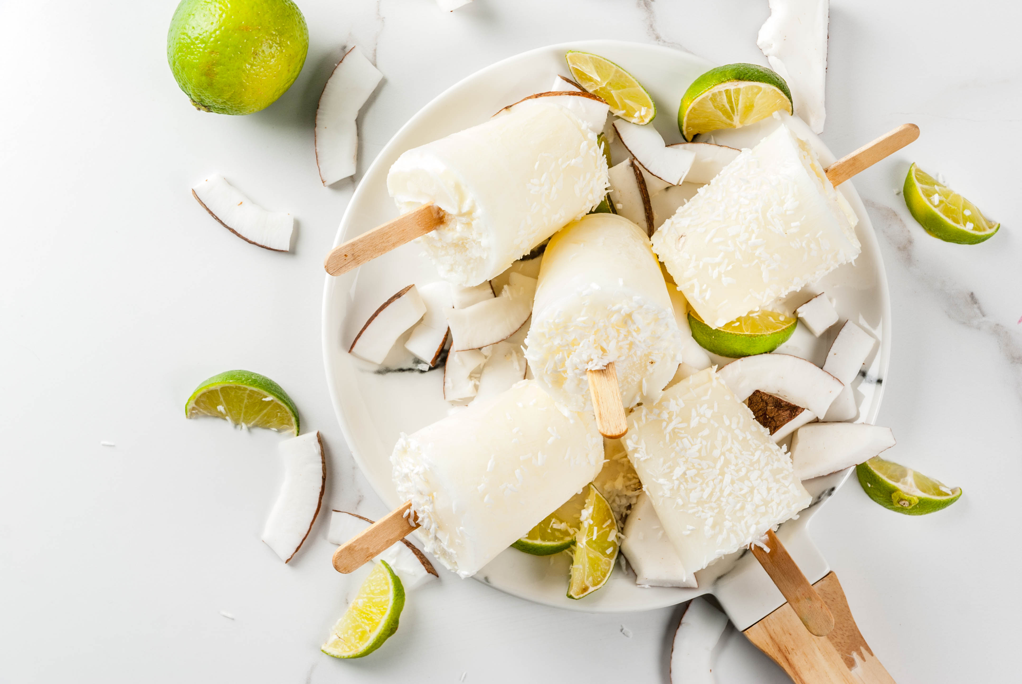 Helado de coco
