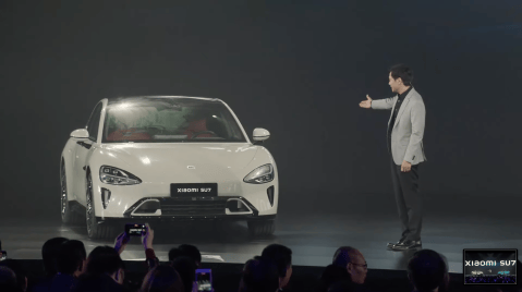 Xiaomi presentó su primer vehículo eléctrico: el SU7