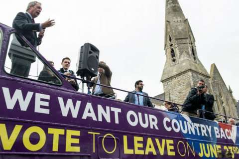 A una semana de la votación, sondeos apuntan a salida del Reino Unido de la Unión Europea