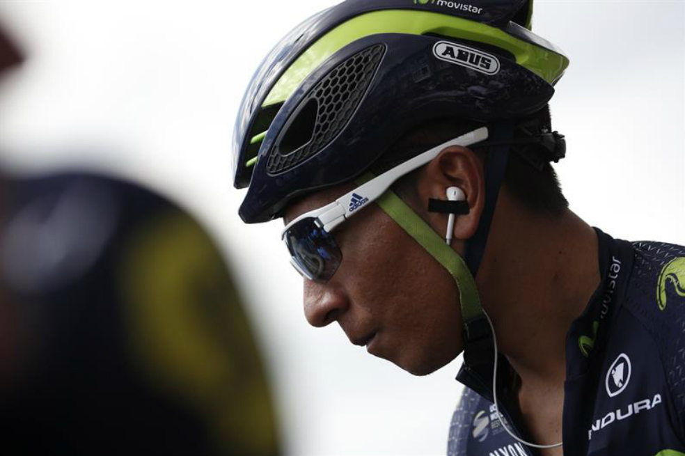 Nairo Quintana, ciclista colombiano del Movistar. / EFE