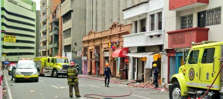 Explosión fue en el centro de Medellín en la calle 53 con 40