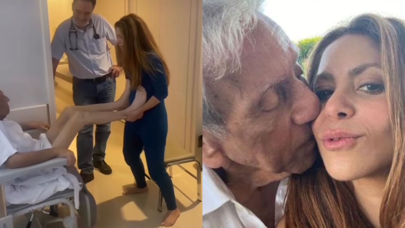 El emotivo video que publicó Shakira sobre el estado de salud de su papá