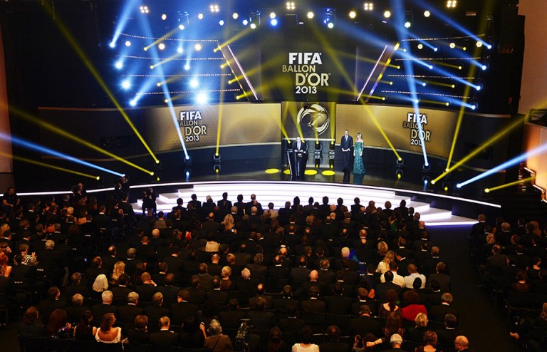 La entrega del Balón de Oro reunió a la crema y nata del fútbol mundial