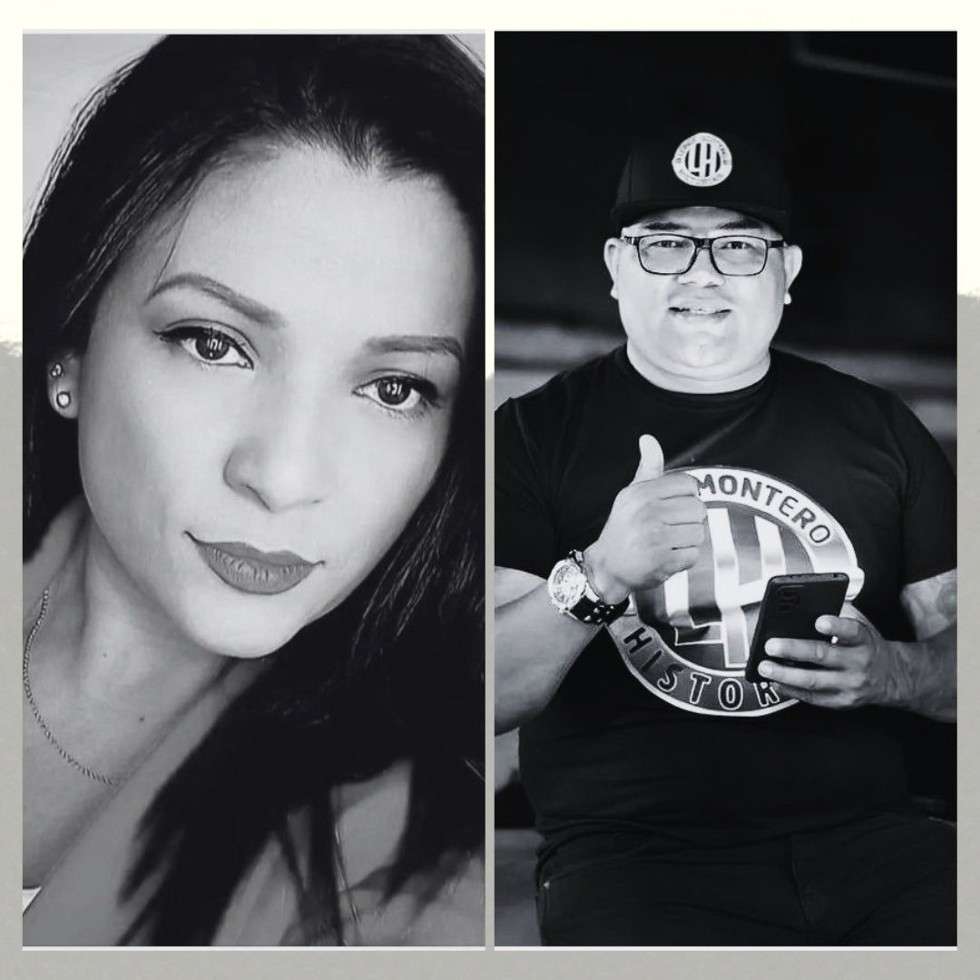 Dilian Contreras y Leiner Montero. sus rostros en blanco y negro