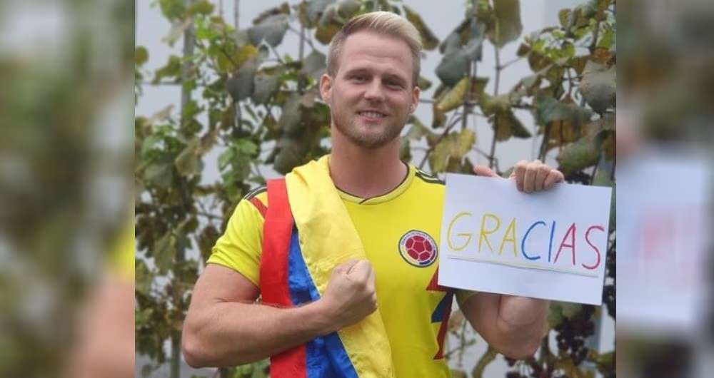 Influenciador alemán asegura que le prohibieron usar camiseta de Colombia