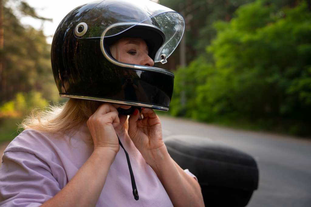 La forma correcta de ajustar el casco de su moto y evitar lesiones en cinco pasos