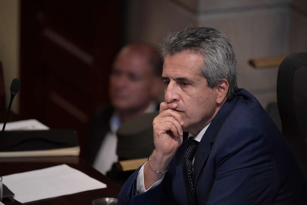 Ministro del Interior, durante el debate en que aprobaron la reforma a la Salud en la Cámara de Representantes.