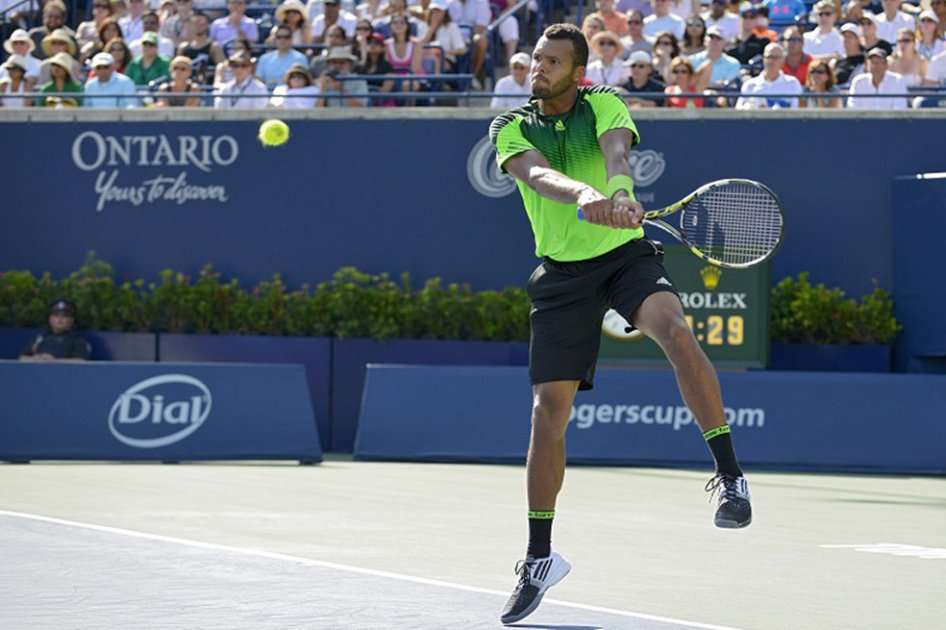 Jo Wilfred Tsonga, tenista francés. Foto: AFP
