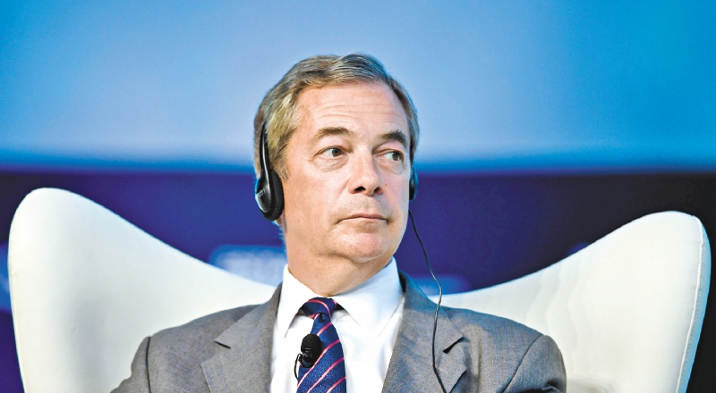 Nigel Farage fue uno de los arquitectos del Brexit. / AFP