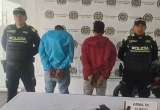 En persecución, capturan a presuntos sicarios en el barrio Cedritos