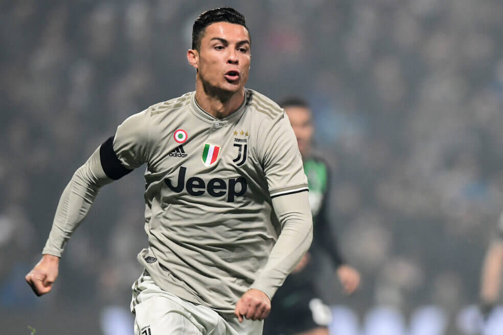 Cristiano Ronaldo llegó a 18 goles en la Serie A de Italia. / AFP