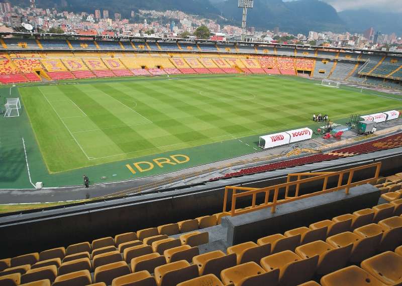 Estadio El Campin, panoramicas cancha y grama